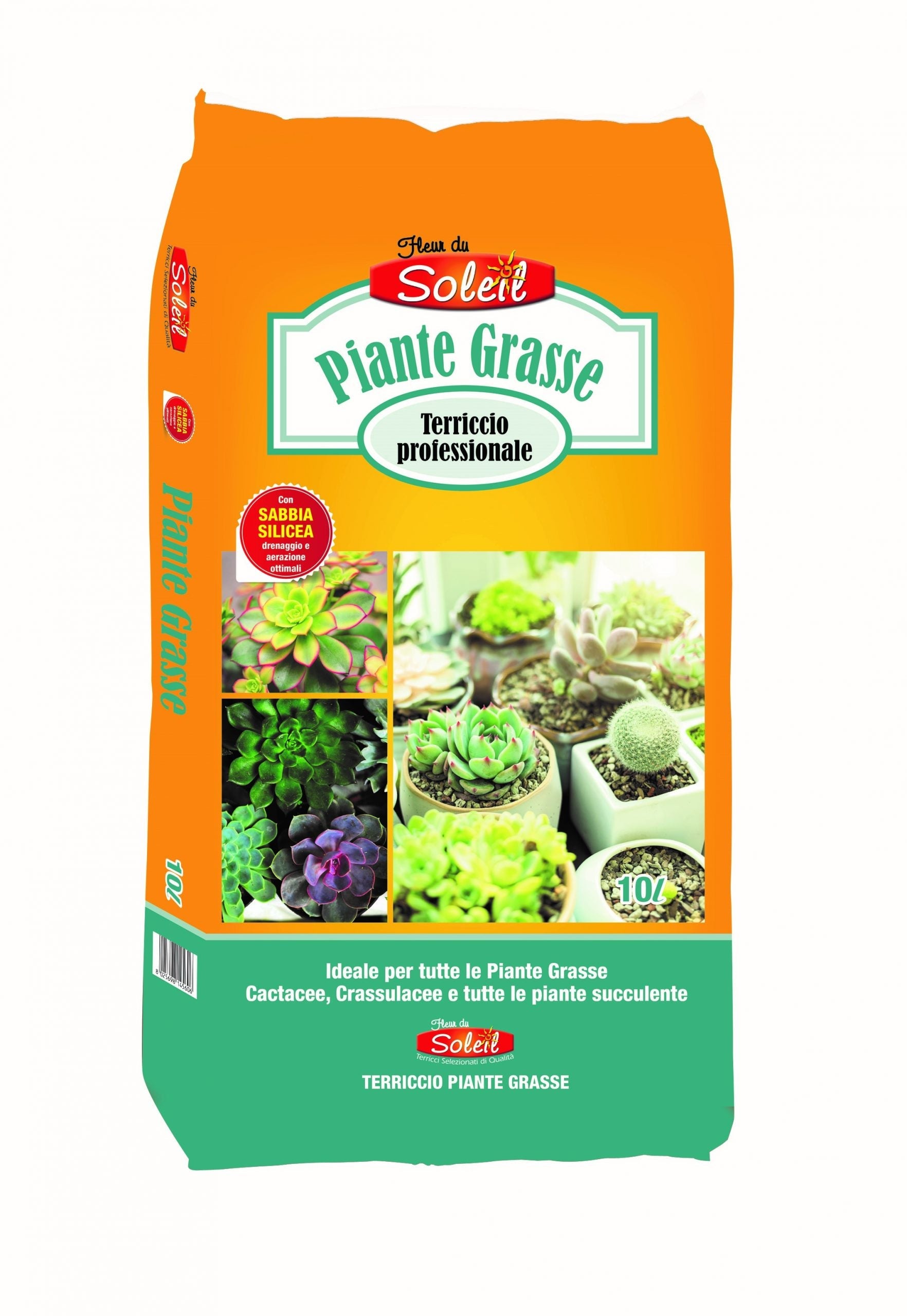 Terriccio per Piante Grasse - 10 Litri - Fleur du Soleil