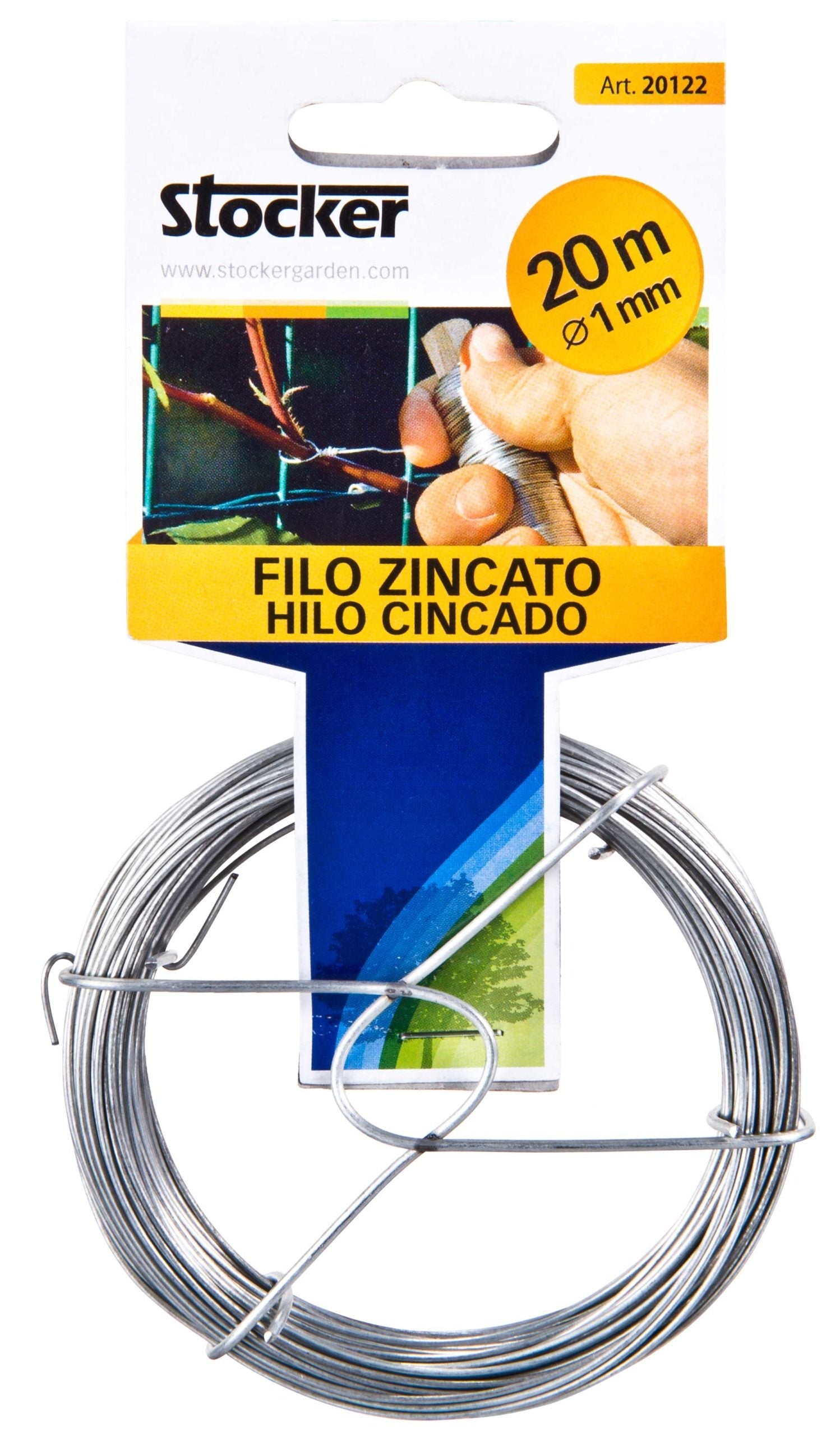 Filo giardinaggio zincato antiruggine - diam 1,4 mm x 20 mt