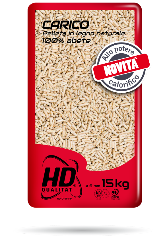 Pellet Carico per stufa 100% Abete En Plus A1 - 15 kg