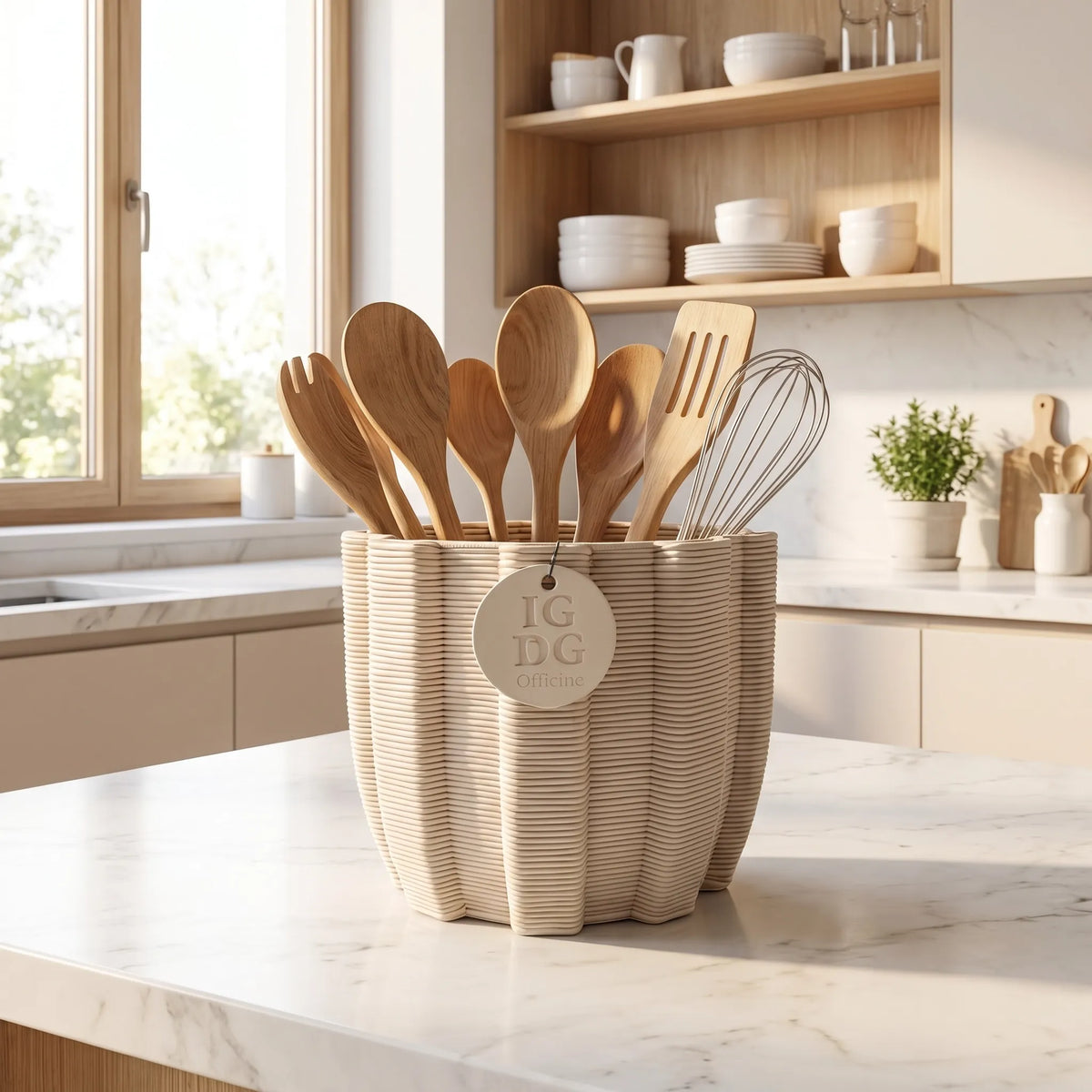 Vaso in ceramica made in Italy  Ares Ovale Piccolo