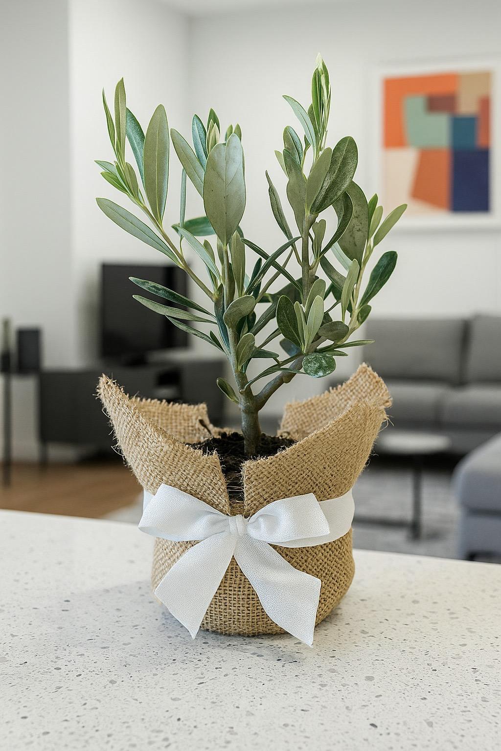 Bomboniera con olivo Bonsai e olio extravergine bio Primus