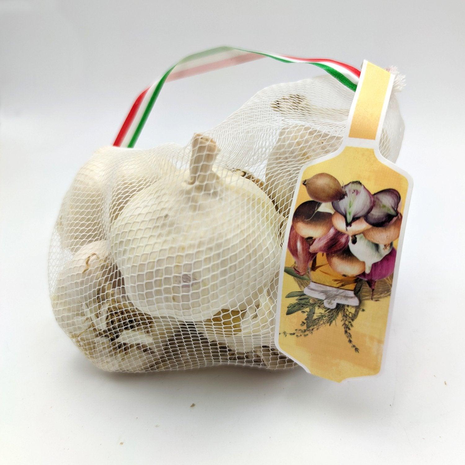 Aglio Bianco var. Avorio Nazionale - 500 gr - L'Ortolano