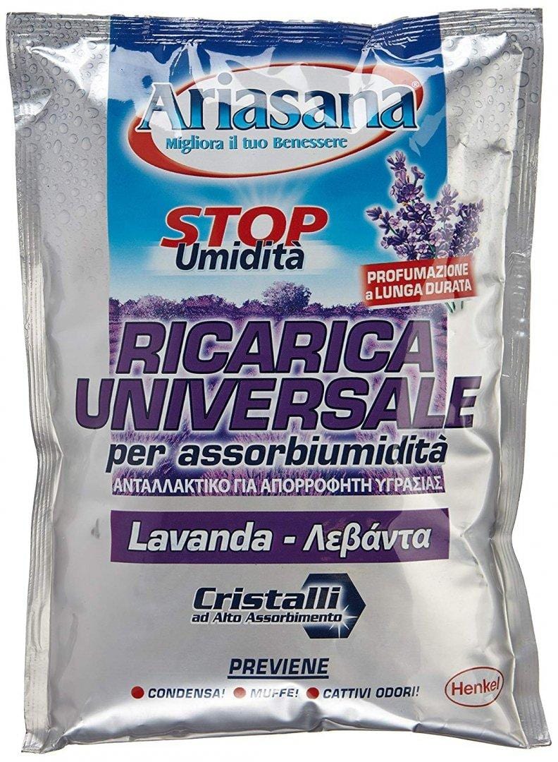 Ariasana Ricarica Sali Universale assorbiumidità Lavanda - 1 Busta da 450 g