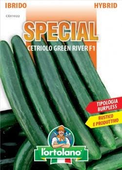Cetriolo lungo Green River F1 ibrido - L'Ortolano