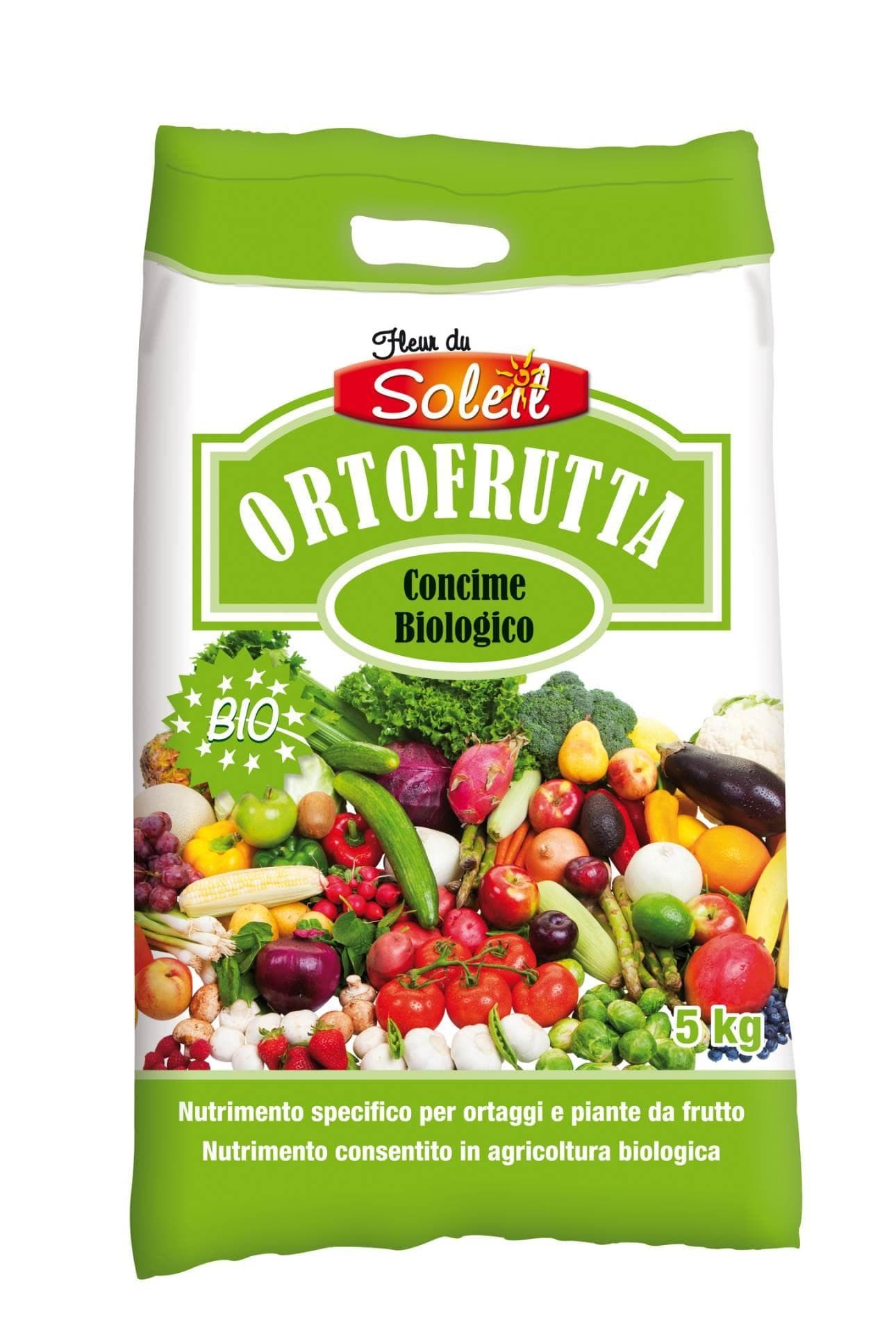 Concime granulare Bio Ortofrutta micropellettato - 5 kg - Fleur du Soleil