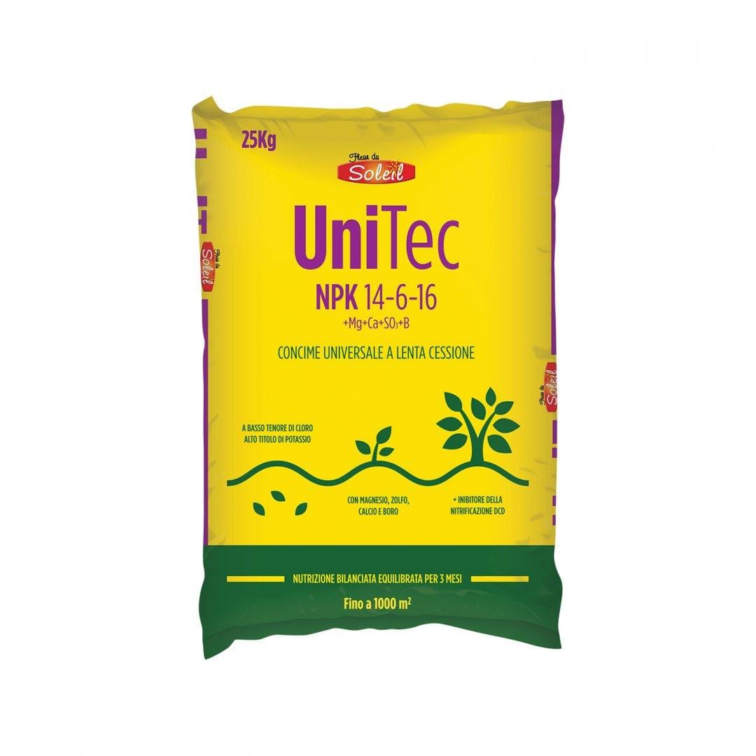 Concime Unitec NPK 14-6-16 - 25 kg - Fleur du Soleil