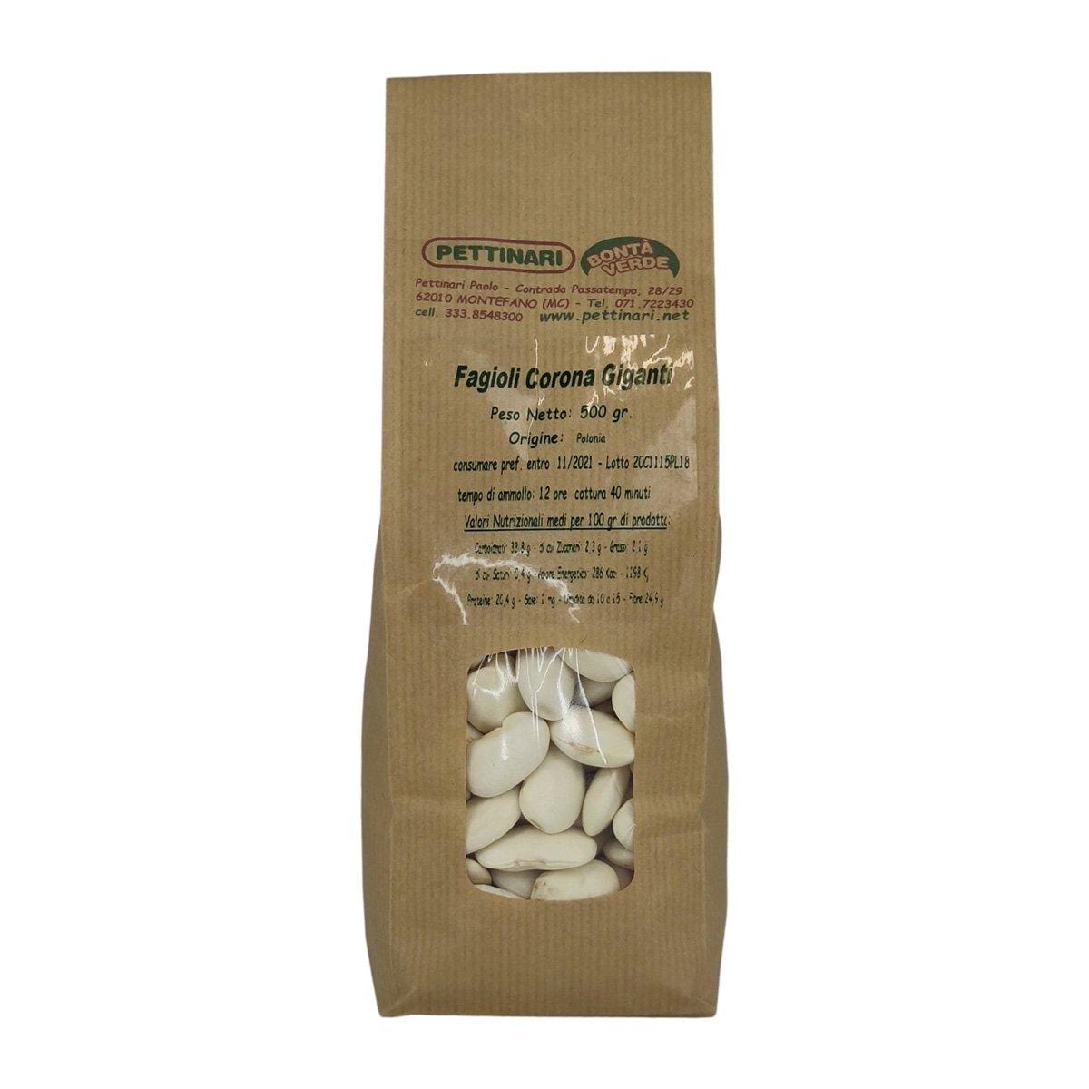 Fagioli Corona - Origine: Polonia - 500 gr