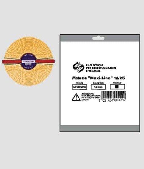 FILO NYL.MAXI LINE QUADRO 3X25 ARAN