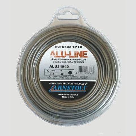 Filo decespugliatore professionale nylon polvere alluminio - sez. quadrata - Ø 3 mm x 21 mt