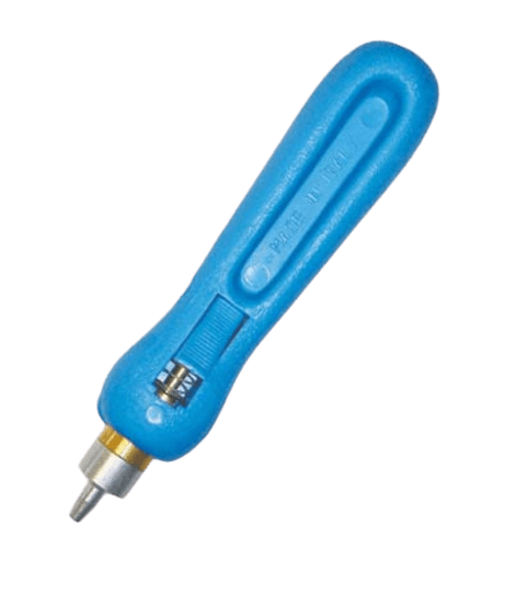 Fustella tubi plastica con espulsore - foro 3 mm