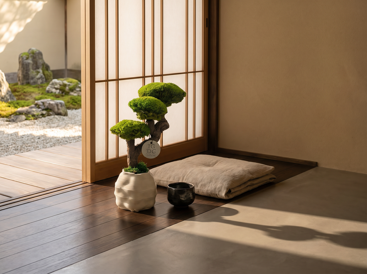Bonsai Kumori 35 cm.  — Muschio Stabilizzato