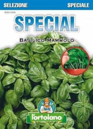 L'Ortolano BASILICO MAMMOLO F1 busta di semi ibridi