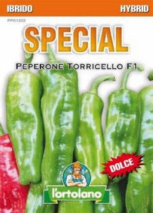 L'Ortolano PEPERONE TORRICELLO F1 busta sementi ibrida