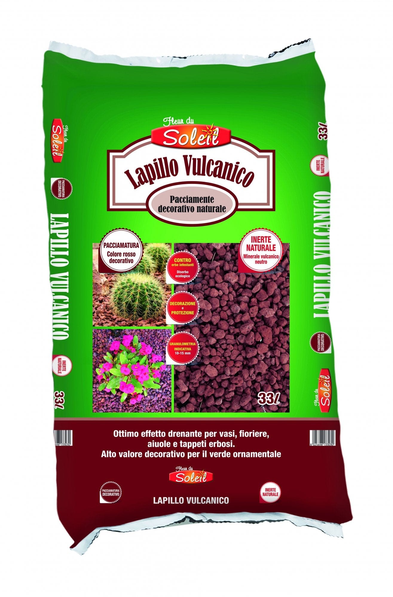 Lapillo Vulcanico - 33 Litri - Fleur du Soleil