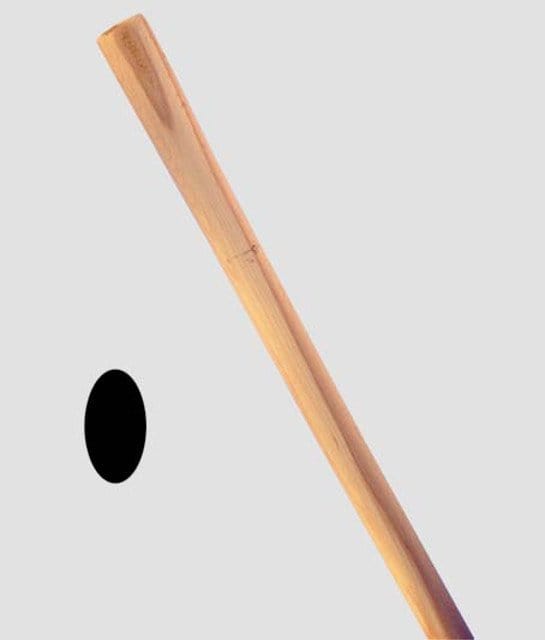Manico zappetto con occhio ovale ramino - 130 cm