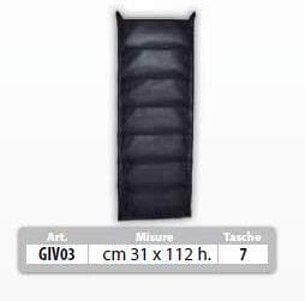 Mondo Verde Tasche Porta Piante - Verty Plant - 7 Tasche - 31 X 114 H Cm.
