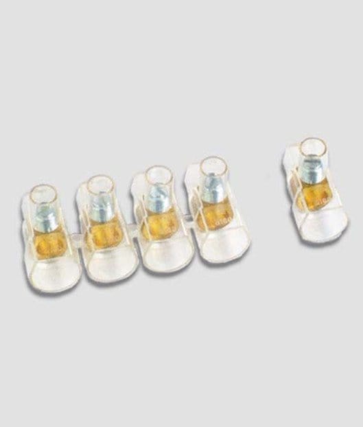Morsetto a cappuccio unipolare - mmq 6 - barra 10 pz