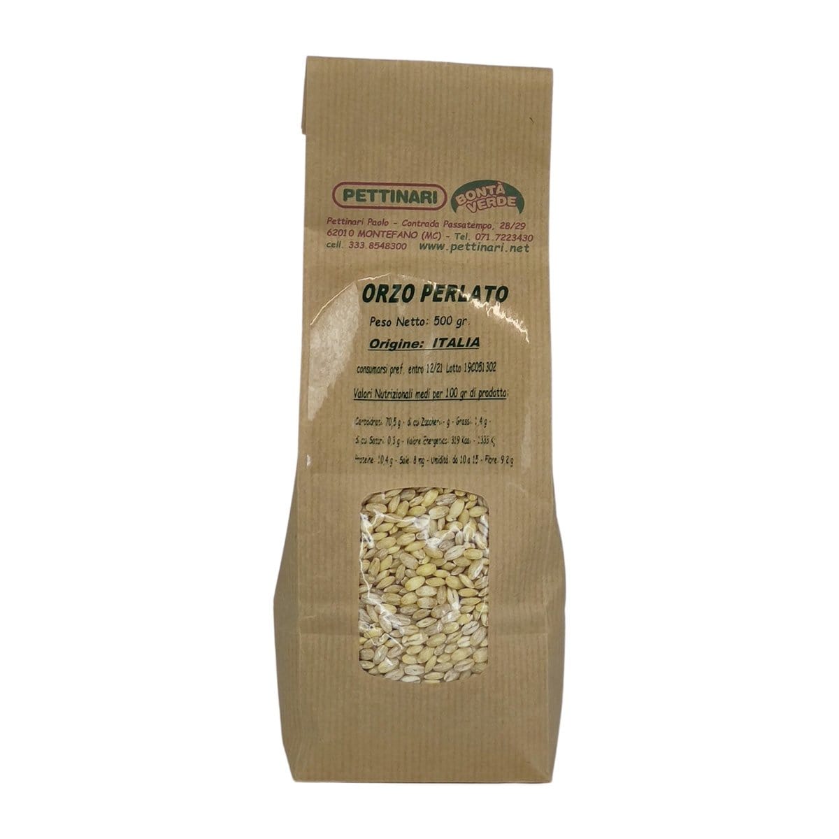 Orzo Perlato - Origine Italia - 500 gr