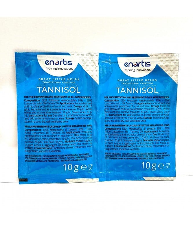 Pastiglie Tannisol - 2 bustine da 10 gr - Enartis