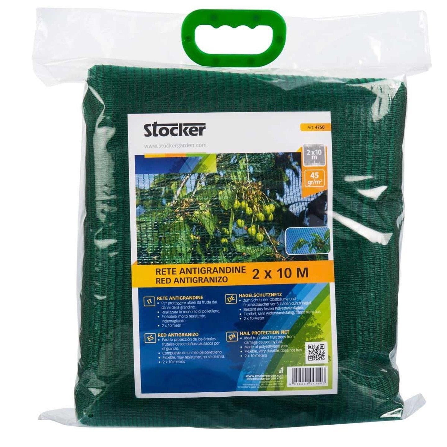 Rete Antigrandine - 45 gr - 2 x 20 mt - Stocker