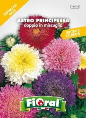 Semi Di Astro Principessa Doppio In Miscuglio - Bustina Di Fiori