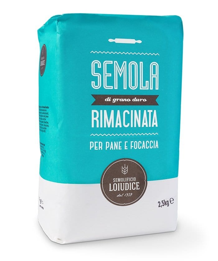 Semola di Grano Duro rimacinata - 2,5 kg - Semolificio Loiudice