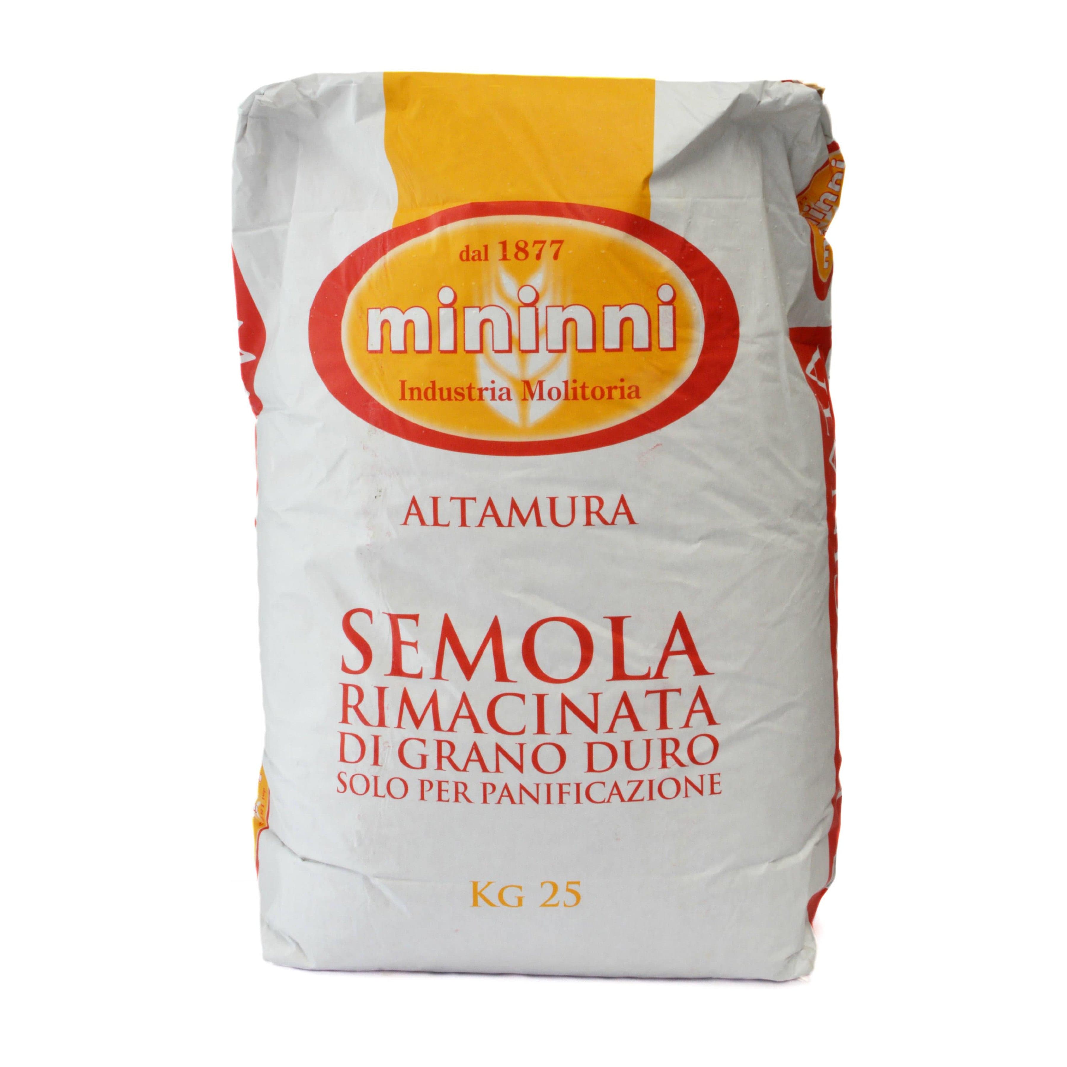Semola Rimacinata Grano Duro - 25 kg - Mininni Altamura