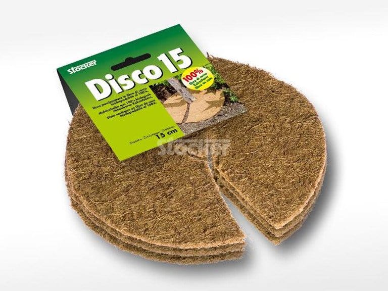 Stocker Disco Pacciamatura In Fibra Di Cocco Diam.Cm.25 - Pz.3 - Impedisce La Crescita Dell'erba