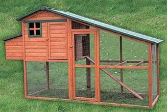 Sun Ray Raggio Di Sole COTTAGE AMELIA pollaio in legno cm 281.5x102.5xh164