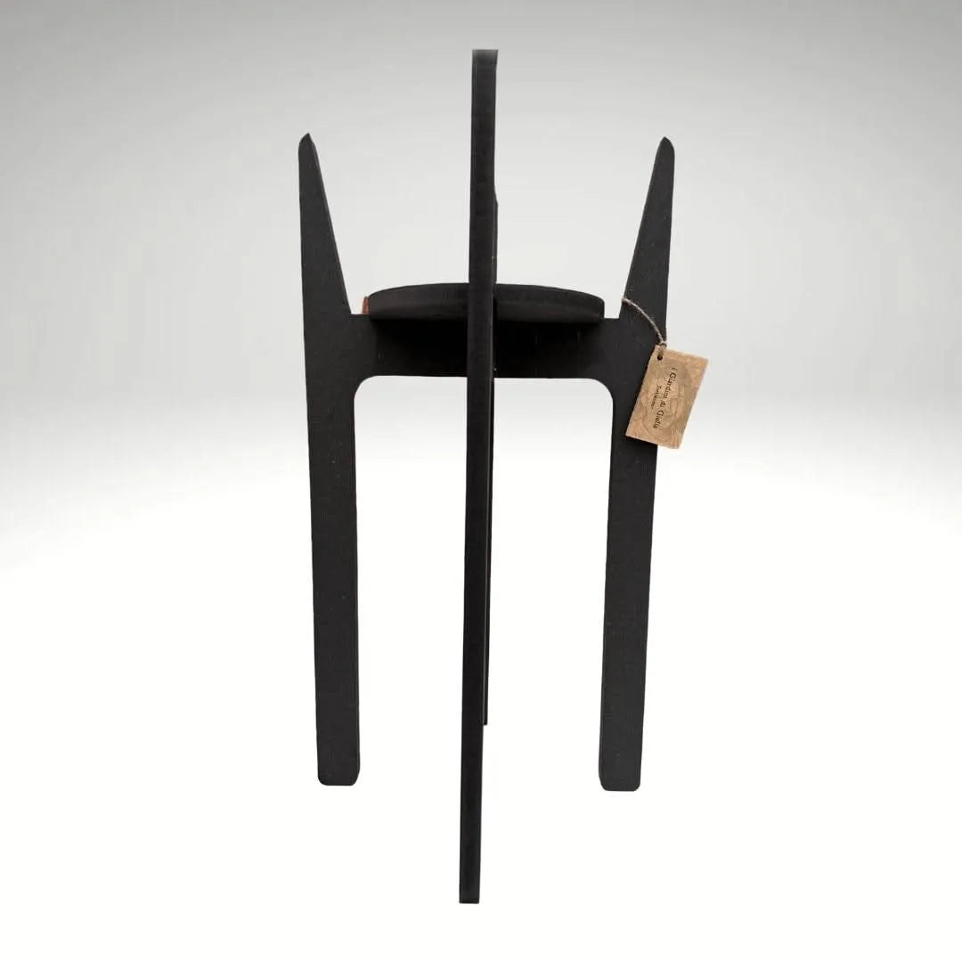Supporto elegante Nero per Piante H.70